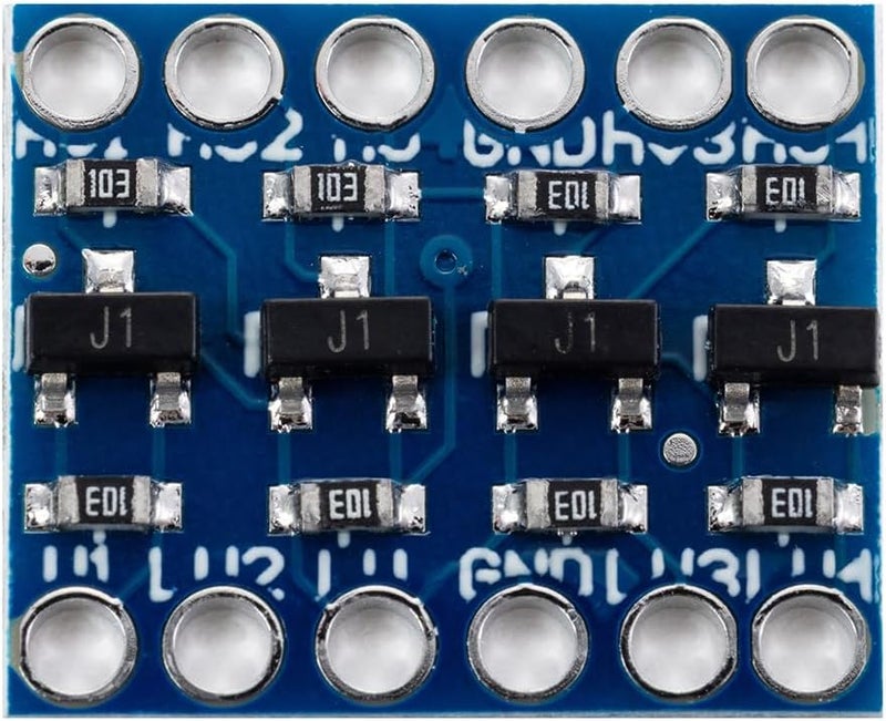 hiBCTR 10pcs 4 Channels IIC I2C Logic Level Converter Bi-Directional 3.3V-5V Shifter Module for Arduino - Image 3